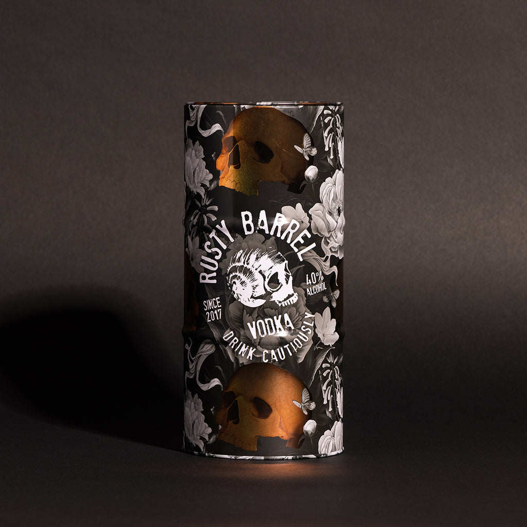 Vodka 700ml + Floral Barrel Gift Tin