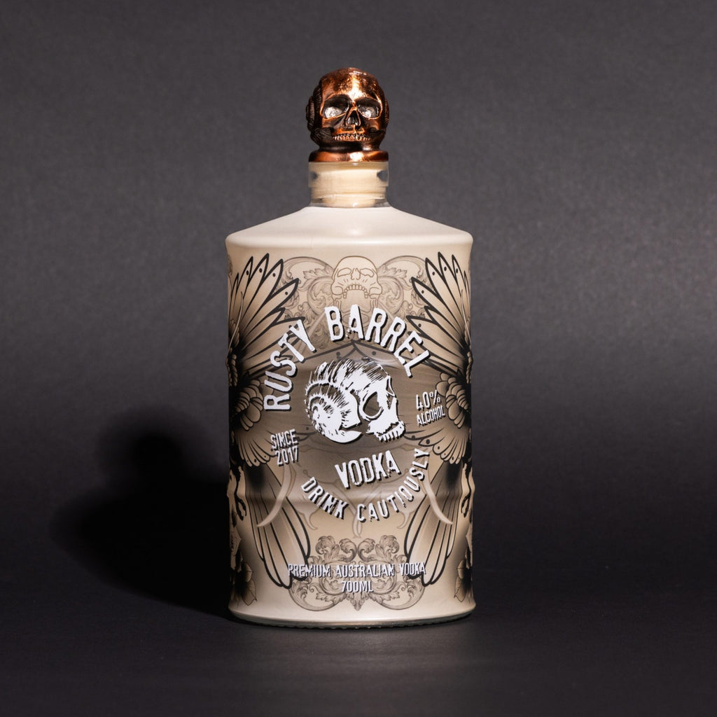 Rusty Barrel Vodka 700ml Tattoo Series ThatGuy