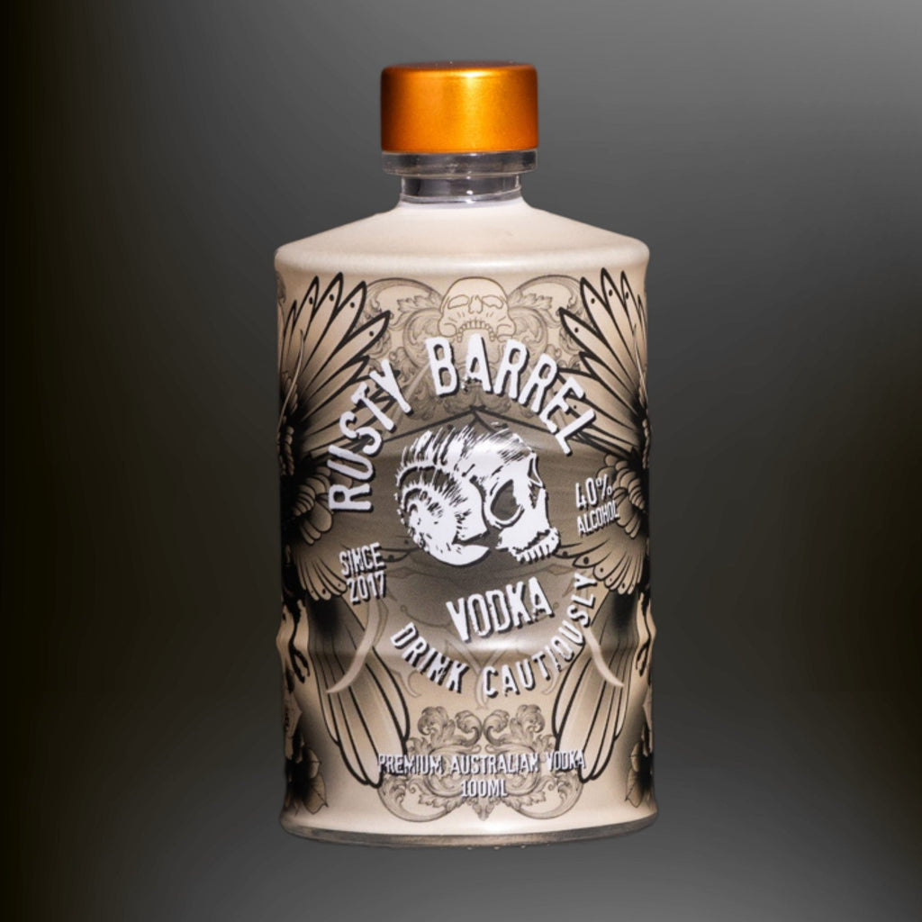 Rusty Barrel Vodka Tattoo Mini 100ml ThatGuy Tattoo
